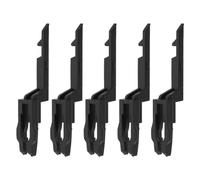 Amosfun Fire Exit Emergency Reset Keys 5Pcs Black Wear-Resistant Glass Break Button Replacement for Access Control and Alarm System