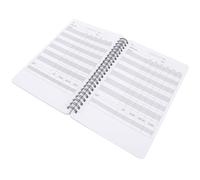 Amosfun Fitness Journal Notebook A5 Coil Workout Planner Gym Exercise Log Portable Health Management Notepad for Men and Women