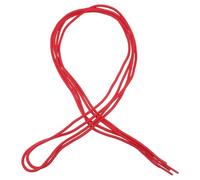 Amosfun Flat Red Polyester round Flat Shoelaces 1.5m Pair for Casual Canvas Basketball Sports Shoes, Decorative Shoe Ties Suitable for Sneakers and Athletic Footwear