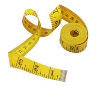 Amosfun Flexible Tailor Tape Double Scale Soft Tape Measure for Seamstresses Yellow Pvc Fiber Material Soft Texture Quick Storage Body Measurement On-the-go