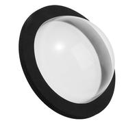 Amosfun Floating Cover Dome Small Fish Dome Easy to Dismantle View of Fish Eva Acrylic Black Base Cover for Garden Pool Outdoor Pond