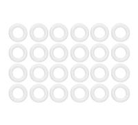 Amosfun Flower Foam 24pcs Mini Craft Rings Foam Circles Wreath Form Ring Pendant for Kids Arts and Crafts Model Making Crafting Wedding Donut Birthday Party Supplies Wreath Ring