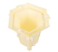 Amosfun Flower Pot Mold Art Reusable Reusable Reusable Reusable Reusable Reusable Plastic Planter Hexagonal Mold for Concrete Making, Reusable Thickened Suitable and Flowerpot Creation