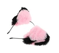 Amosfun Fluffy Animal Ears Headband Cute Fuzzy Cat and Fox Ears Hair Accessory for Comfortable Fit Design for Halloween Christmas Carnival Cosplay Party