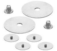 Amosfun Flute Fastening Screws Stainless Steel Flute Fixing Washers Safe Secure Convenient for Flutist