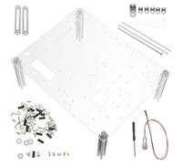 Amosfun Full Tower PC Case Open Air Frame Chassis with PC Frame Chassis and Video Cards Storage Bracket, Sturdy Base Stand and Easy to Install Case Rack for Motherboards, for Testing