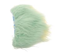Amosfun Funky Crazy Wig Headband for Halloween and Cosplay Unisex Sport Costume Accessory Lightweight and Comfortable Hairband for School Events Green and Yellow Dual Color Design