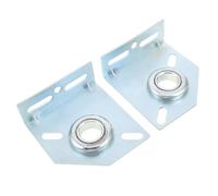 Amosfun Garage Door Center Bearing Bracket with Deformation-Resistant Design and Rapid Replacement 2pcs Galvanized Steel Torsion Spring Support Suitable for DIY Garage Door Repair
