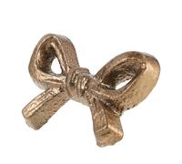 Amosfun Gold Metal Bow Drawer Pull Handle for ’ Room Dresser Cabinet, Single Hole Iron Bow Shaped Door Knob, Nursery Wardrobe Hardware in Vintage Style