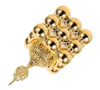 Amosfun Golden Ceramic Incense Burner Cube for Middle Eastern Festivals and Home Decor, Elegant Artistic Arabian Incense Stick Burner Holder to Sleep Quality and Create Relaxing Ambience