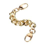 Amosfun Golden Chunky Purse Strap Bag Chain Handbag Handle Replacement 20cm Metal Women Tote for DIY Purse Shoulder Cross Body Making