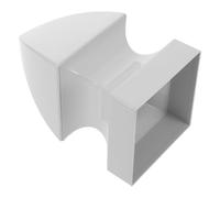 Amosfun Gothic PVC Fence Post Cover with Pyramid Shape Weather Resistant Handrail Top End Cap for Banister Railing Curved Ends Suitable for Outdoor Residential Deck Posts
