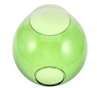 Amosfun Green Glass Globe Lamp Shade Replacement for Floor Lamps Featuring Easy Maintenance and Downward Opening for Hallways and Bathroom in Vintage French Style