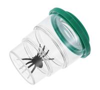 Amosfun Green Insect Observation Case with Magnifying Lens Portable Bug Viewer Box for Nature Exploration and Biology Learning Vibrant Design Encouraging Active Insect Study