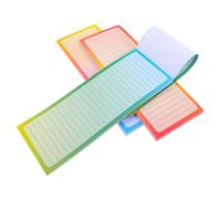 Amosfun Grocery List Pad for Fridge with Magnet 150 Sheets Vibrant Colors 20 X 7.5 CM Meal Planning Notepad with Pen Holder for-Do Lists Appointment Reminders