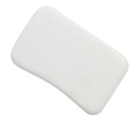 Amosfun Gua Sha Board Massage Tool Natural White Jade Comfortable No Static Electricity Facial Scraping Massage Relax at Time