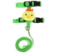 Amosfun Guinea Pig Harness Rabbit Harness and Leash Adjustable Ferret Leash Prevents Pet from Getting Lost Easy to Use Polyester Small Animal Walking Accessory