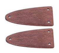 Amosfun Guitar and Wooden for Truss Rod Covers 2 Pcs Semioval, Protect Truss Rod Enhance Tonal Quality, Replacement Accessory Electric Bass Electric Guitar for Musical Instruments