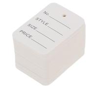 Amosfun Hanging Price Tags Paper Labels 1000Pcs 3.5X5Cm Environmentally Friendly Material for Retail Clothing and Shoe Management