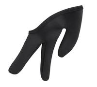 Amosfun Heat Resistant Suitable for Not Easy to Fall Three Finger Cover for Black Fiber and Cotton Hairdressing Finger Cover Hair Styling and Straightening Hair Salon Use