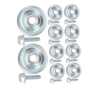 Amosfun Heavy-duty Skid Plate Washer and Bolt for Underbody Protection Metal Construction Anti-slip Design Off-road Utv Protection Washers Compatible with Polaris