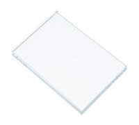 Amosfun Heavy Glass Paperweight Square Block Decorative Paper Weight for Calligraphy Writing and Home Crafts Display on Office Desk