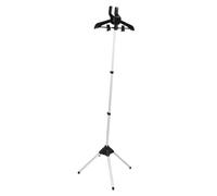 Amosfun Height Garment Steamer Rack Foldable Clothes Drying Stand for Handheld Steamers Sturdy Support for Heavy Garments Compatible with Various Models Black