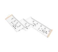 Amosfun Height Measuring Chart with Arrows Pattern Growth Ruler for Wall Decorative Height Ruler for Bedroom Nursery and Classroom Tracking