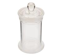 Amosfun High Borosilicate Glass Specimen Jar with Ground Seal Lid, Thickened 75x120mm Laboratory Reagent Bottle for Sample Storage and Experimental Display
