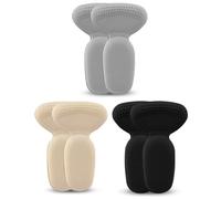 Amosfun High Heel Cushions 3 Pairs Wear-Resistant Foam and Silicone Pads, Anti-Friction Support Inserts for Foot Comfort and Heel Prevention