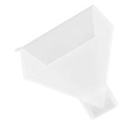 Amosfun High Transparency Silicone Pyramid Mold for Resin Crafting, Flexible Reusable 3in Pyramid Shape Mold for DIY Decoration and Flower Specimen Display