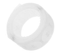 Amosfun Hole Reinforcement Stickers PVC Self-Adhesive Hole Punch Protector Labels 250pcs White Loose-Leaf for Office School Binder Repair