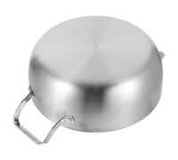 Amosfun Honeycomb Nonstick Stainless Steel Pan with Double Handles Skillet for Even Heat Distribution Easy-Clean Cooking Pot for Eggs Seafood and Everyday Meals