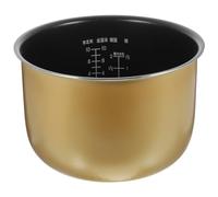 Amosfun Indoor Cooking Pot 5L Aluminum Rice Cooker Inner Pot Container with Non-stick Tank Liner Universal Electric Rice Cooker Replacement Accessories