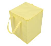 Amosfun Insulated Thermal Bag with Zippered Closure and Reinforced Handles Food Carrier for Cakes Groceries and Perishables Reusable Cooler Tote for Hot and Cold Foods Portable Takeout