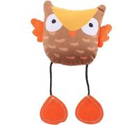 Amosfun Interactive Reduce Cat Cartoon Catnip Shaped Plush Orange Cats for to Teasing with No Burs Feature Loneliness for Indoor Play and Kitten Entertainment