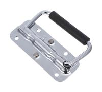 Amosfun Iron Carrying Handle Toolbox Handle Box Comfortable Grip Polished Chrome-Plated Iron Stylish Streamlined Design for Toolboxes and Portable Equipment Storage Needs