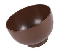 Amosfun Japanese Small Soup Bowl with Wood Grain Texture Versatile Miso and Rice Bowl for Soup Appetizers Snacks Kitchen Tableware for Everyday Use
