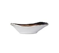 Amosfun Japanese Style Ceramic Soy Sauce Dish and Vinegar Pot Multi-Function Spice Plate for Sauces Salt Sushi and Appetizers Vintage Gold Dinner Accessory Decorative and Gift for for for for for