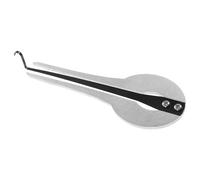 Amosfun Jaw Harp Portable Ethnic Style Metal Mouth Harp Silver Rich in Overtones Traditional Musical Instrument for Performing Ethnic Music Beginners