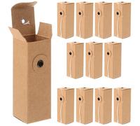 Amosfun Kraft Paper Packaging Boxes Space-saving Lipstick and for 12pcs, Small Wrapping Boxes Essential Oil for Cosmetics and Aromatherapy Products
