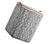 Amosfun Large Capacity Dustproof Storage Bag 180L Grey Striped Bedding Organizer for Clothes, Quilts, Comforters, and Blankets with Handles for Moving and Home Closet