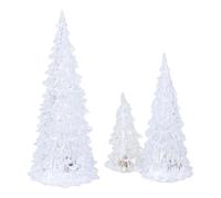 Amosfun Led Christmas Tree 3 Sizes Glowing Acrylic Tree Perfect Christmas Centerpiece for Home Hotel Random Color