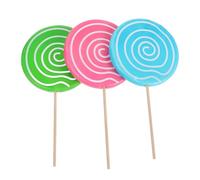 Amosfun Lollipop Prop Fake Lollipop Model Giant Lolly Sticks Candy Photo Props Decorative Party Supplies