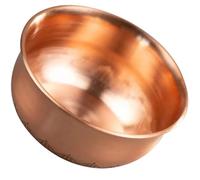 Amosfun Lotus Copper Offering Cup for Buddhist Rituals, Wear-Resistant Small Water Cup for Home and Temple Use, Decorative Golden Metal Drinking Vessel