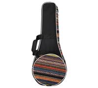 Amosfun Mandolin Gig Bag Thick Padded Oxford Fabric Handbag Backpack National Style with Two Adjustable Straps and Handle Loop for Traveling