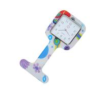 Amosfun Medical Nurse Watch Digital Timepiece Square Hanging Silicone Nurse Watch Essential Accessory for Women
