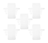 Amosfun Mesh Canvas Sheets Lightweight Material White 5pcs with Mesh Structure, Easy to Carry and Convenient for On-the-go Crafting for Crossbody Bag Making and Embroidery