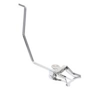 Amosfun Metal Plated Music Score Clip American Plating Lyre Marching Band Holder Silver Stylish Simple Burr-free Strong Wear-resistant Material for Tuba and Score