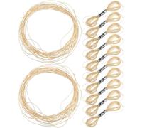 Amosfun Metallic Embroidery Thread Set Hand Sewing Thread 12pcs 8 Meter Each 12 Strands Golden Polyester for Household and Sewing Machines